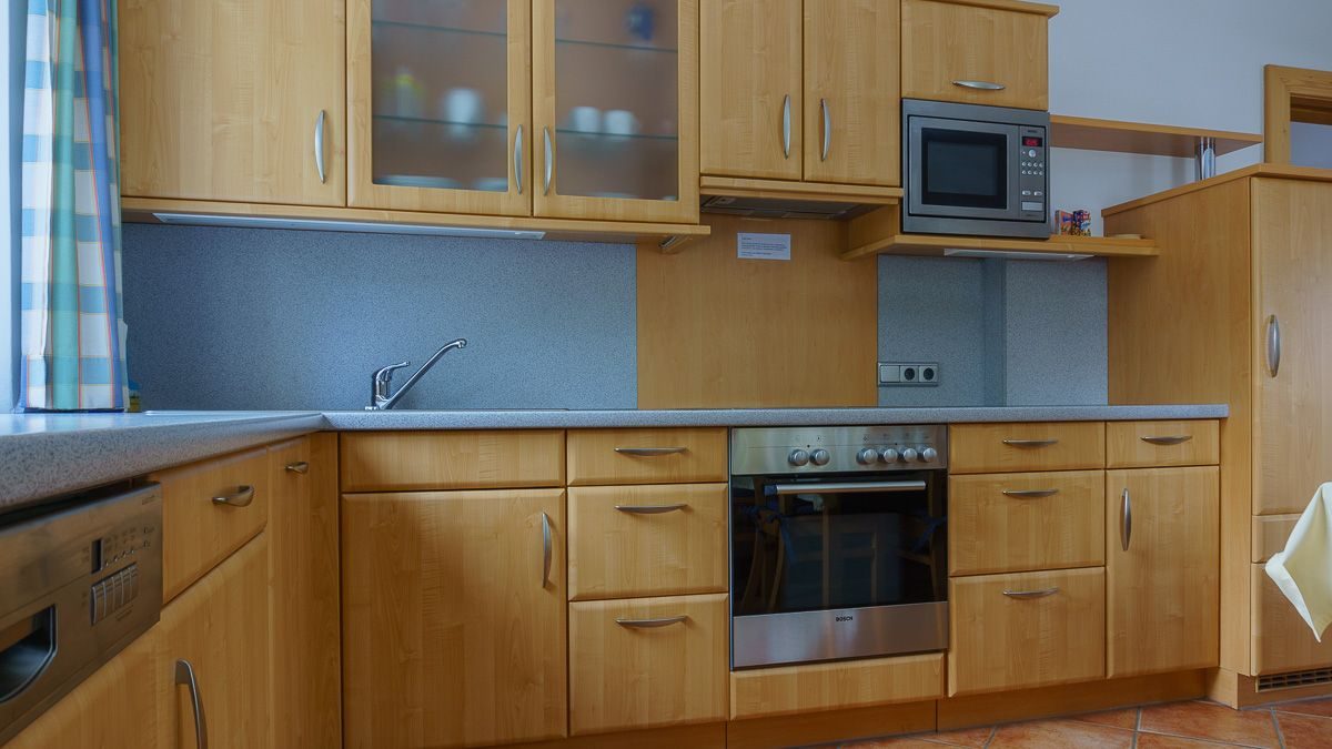 Große Küche – Super-Size-Appartement (80 m²), Pension Wanderruh in Grünau im Almtal