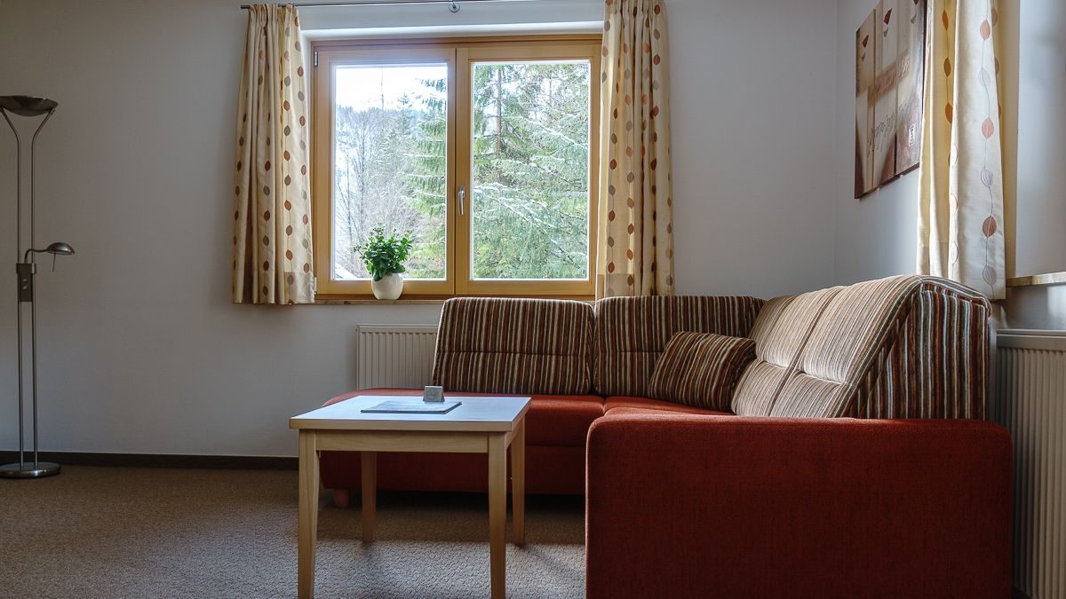 Essbereich – Super-Size-Appartement (80 m²), Pension Wanderruh in Grünau im Almtal