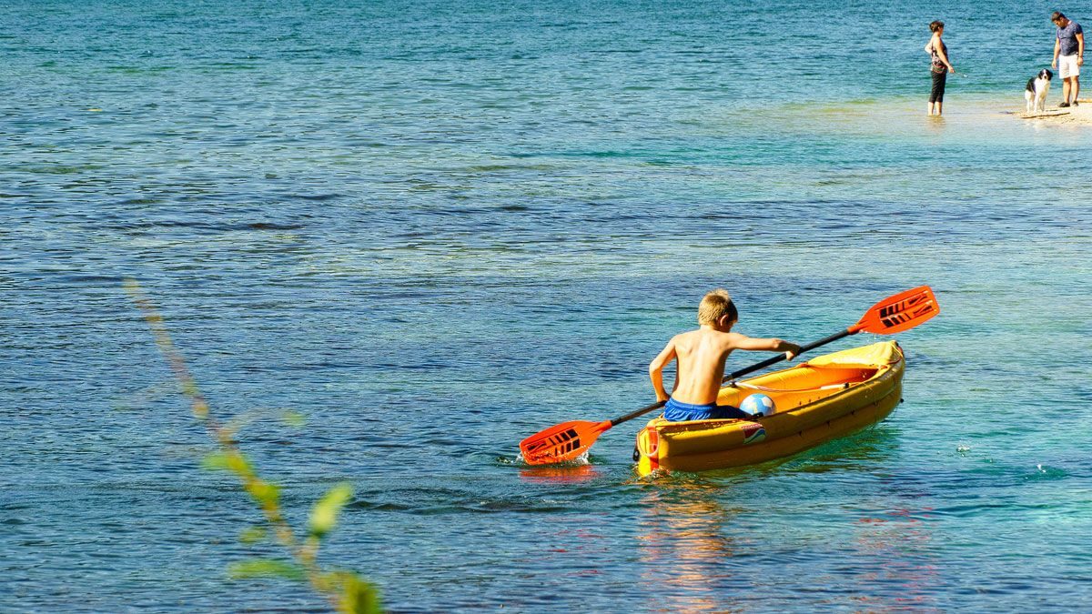 Bootfahren auf dem Almsee